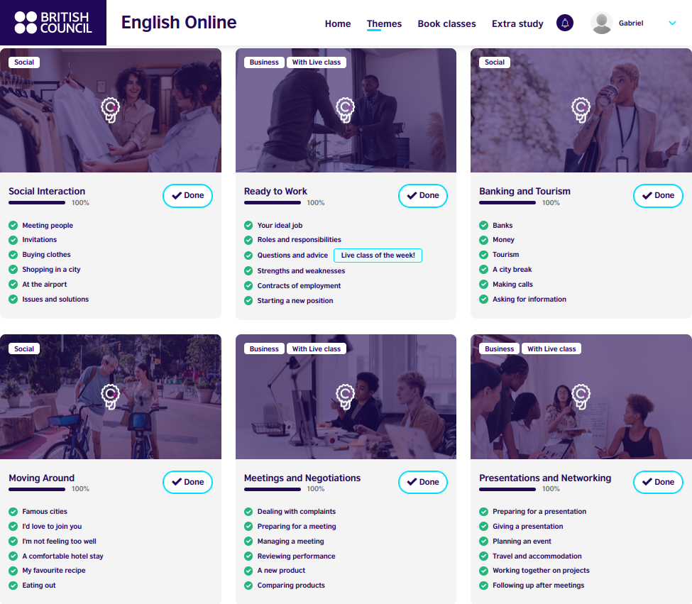Plataforma British Council