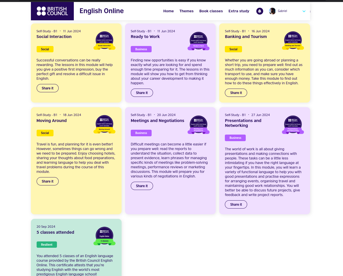 Plataforma British Council